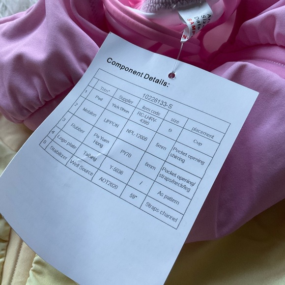 🆕Victoria’s Secret Pink‎ Ruched One-Piece in Rainbow Ombré - Picture 2 of 5